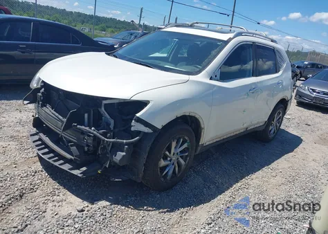 2015 Nissan Rogue Sl z USA, uszkodzony, nr VIN 5N1AT2MV5FC778245
